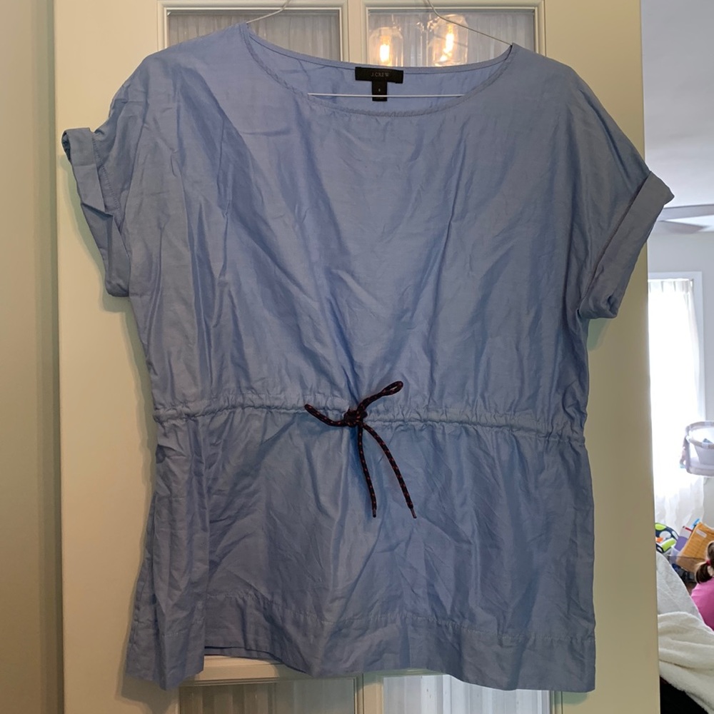 J. Crew blouse with drawstring waist